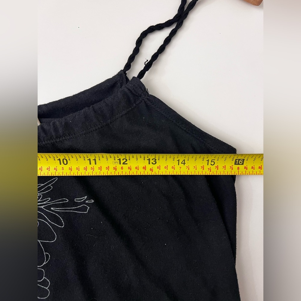 Tonle Sustainable Black Dress Floral Y2k Whimsical S View 5